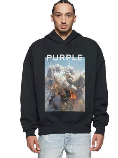 PURPLE BRAND-Men's Pullover Hoodies