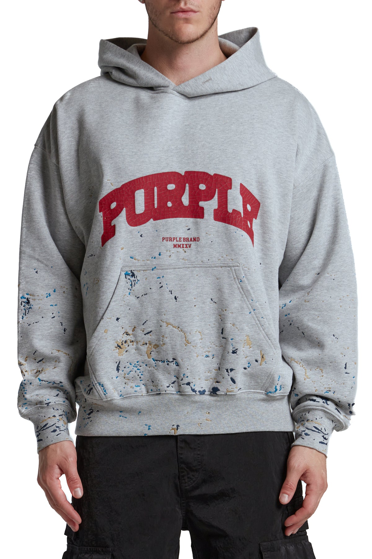 PURPLE BRAND-Men's Pullover Hoodies