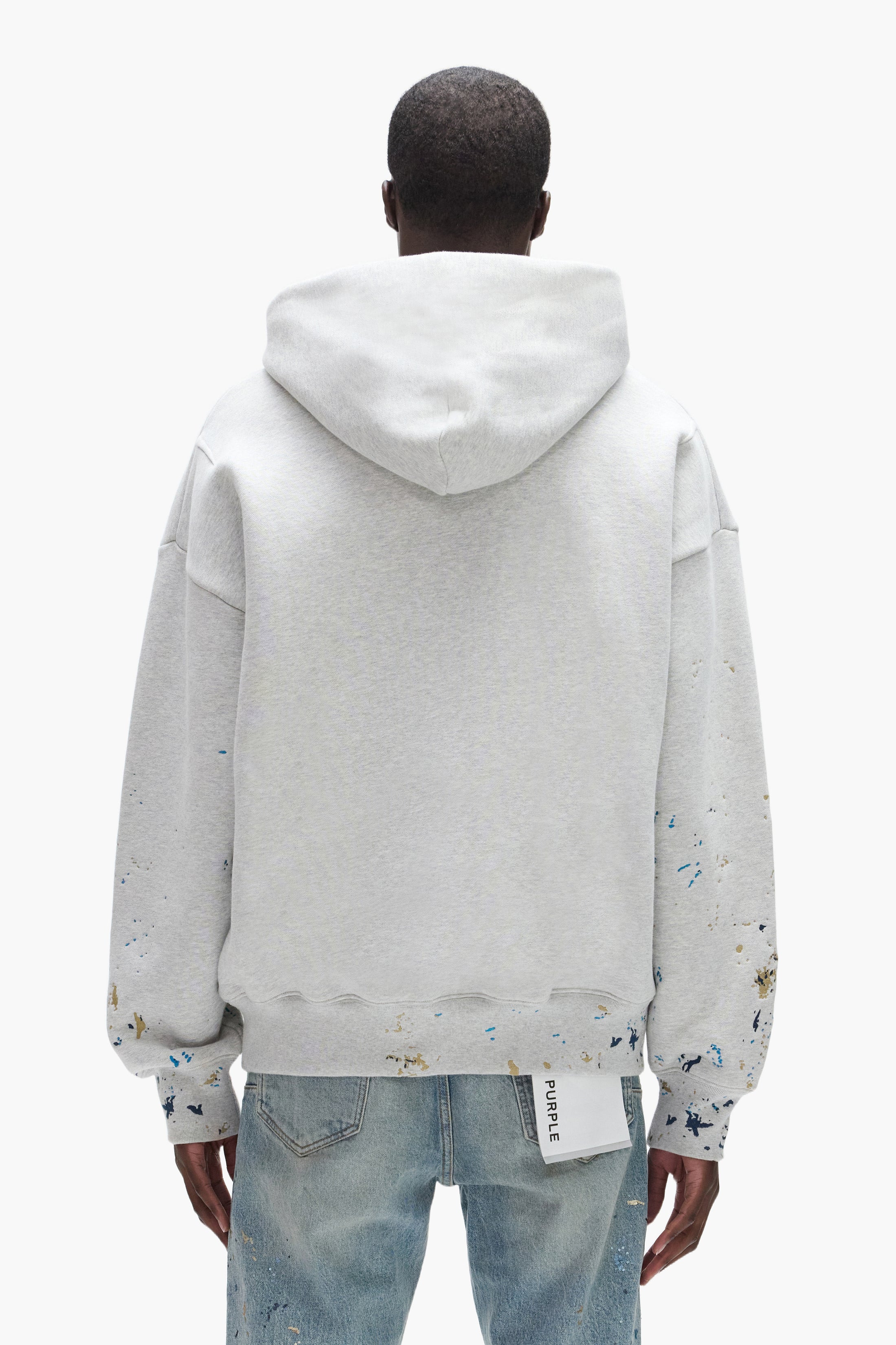 Sudadera con capucha de polar de peso pesado PURPLE BRAND P401 Imagen secundaria del producto