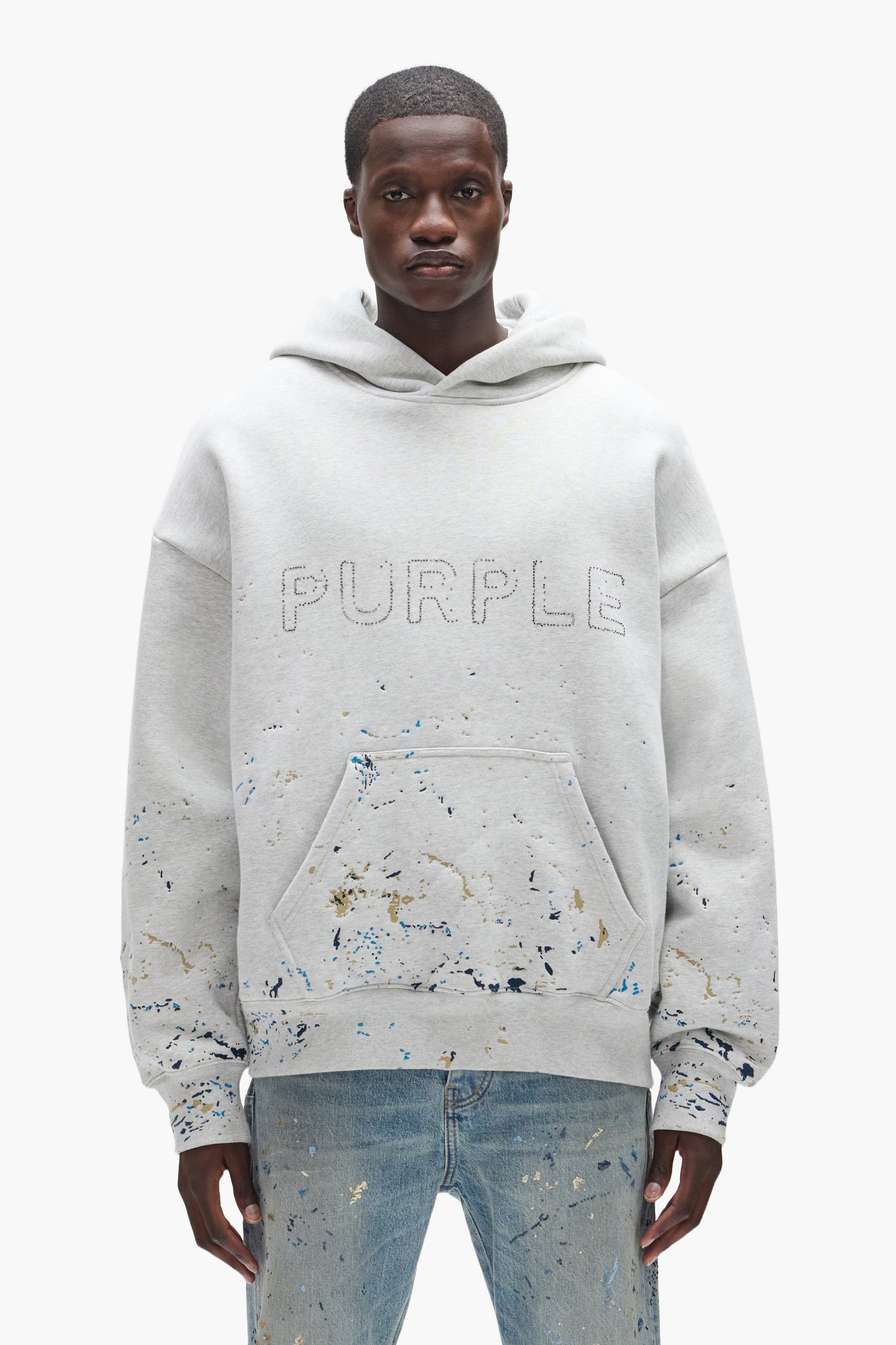 PURPLE BRAND-Men's Pullover Hoodies