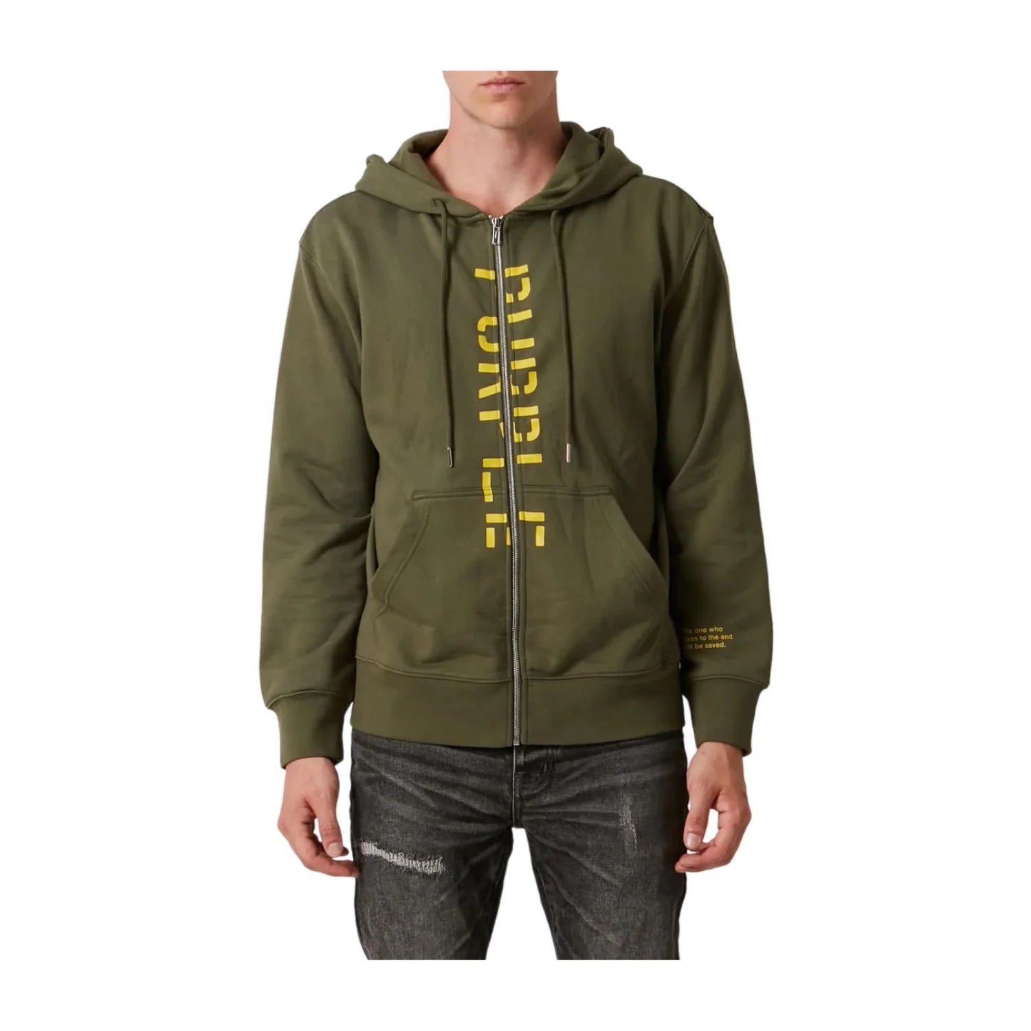 PURPLE BRAND-Men's Zip-Up Hoodies
