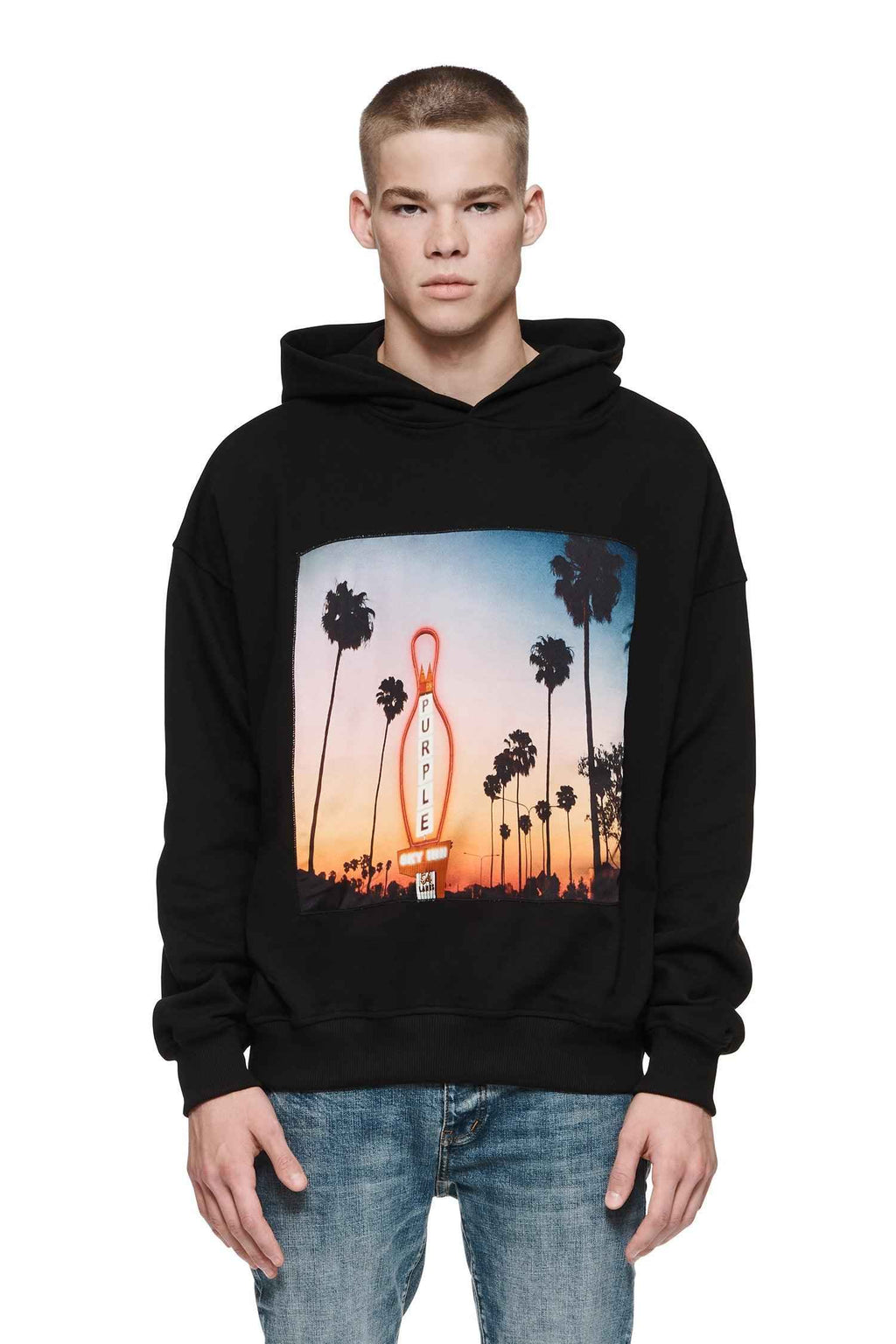 PURPLE BRAND-Men's Pullover Hoodies