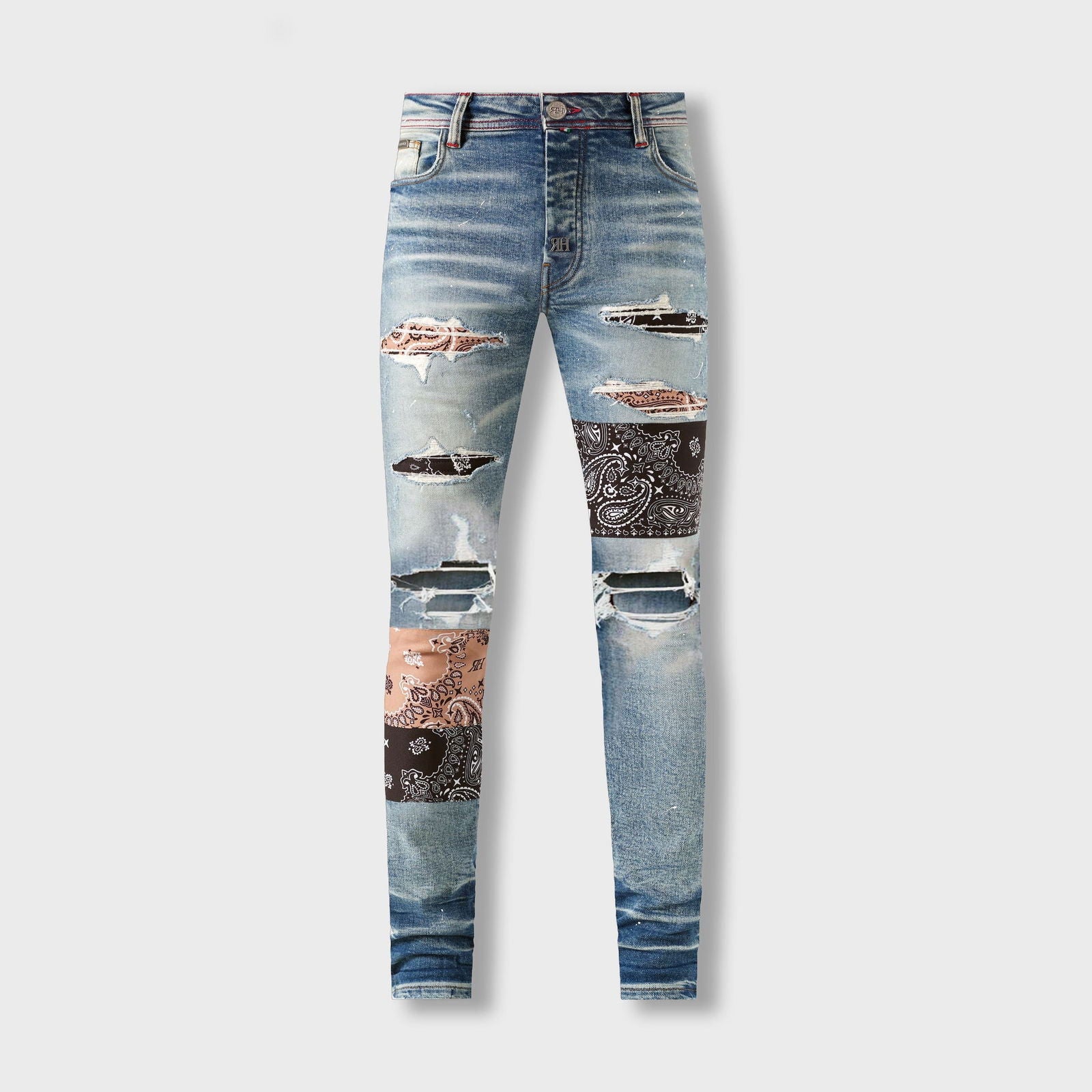 REDHOUSE-Men's Skinny Fit Jeans and Denim Imagen principal del producto