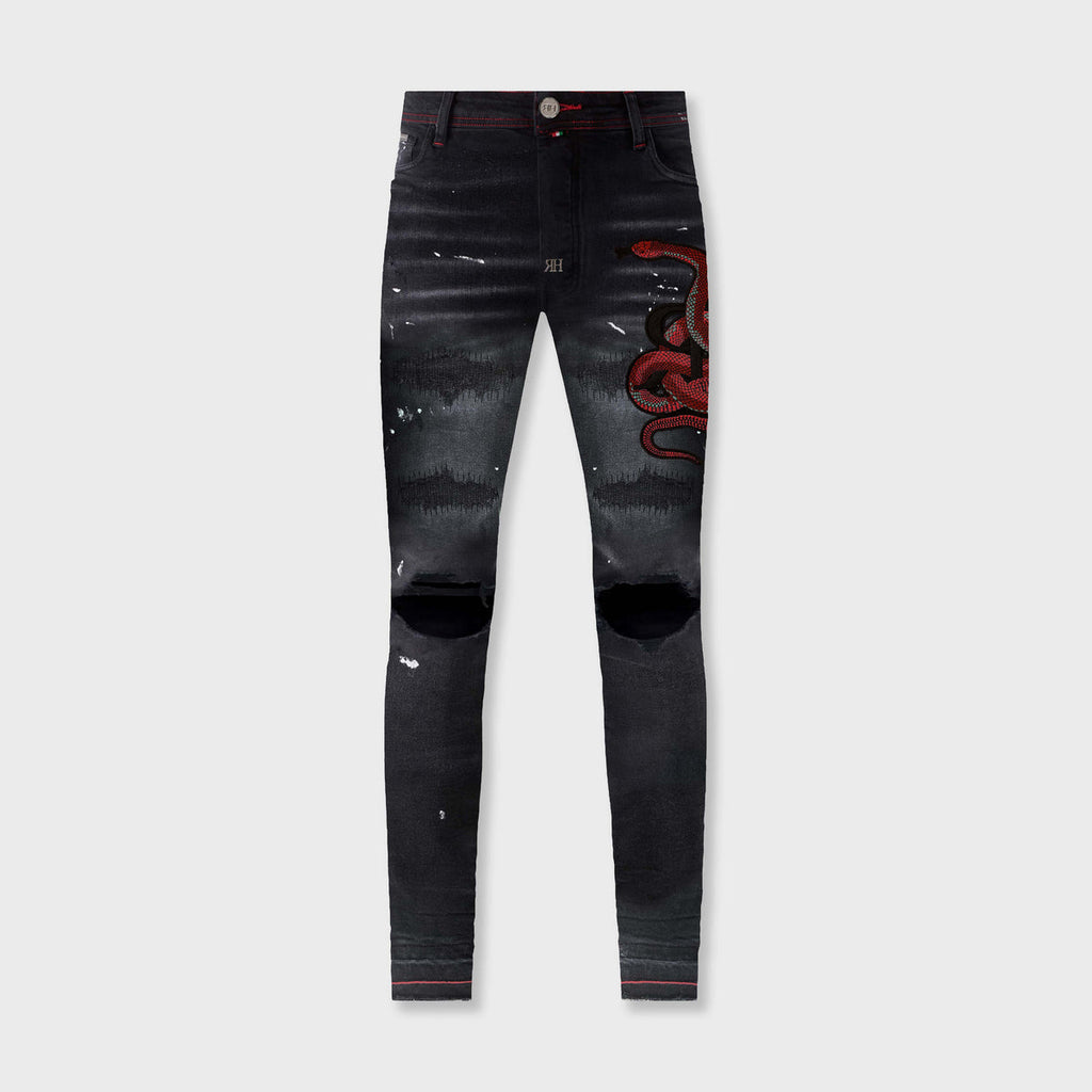 REDHOUSE-Men's Skinny Fit Jeans and Denim