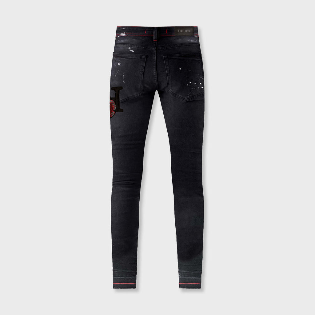 REDHOUSE-Men's Skinny Fit Jeans and Denim