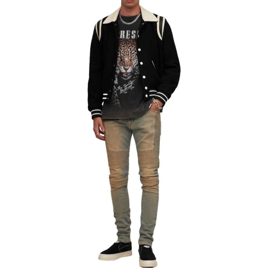 REPRESENT-Men's Skinny Fit Jeans and Denim