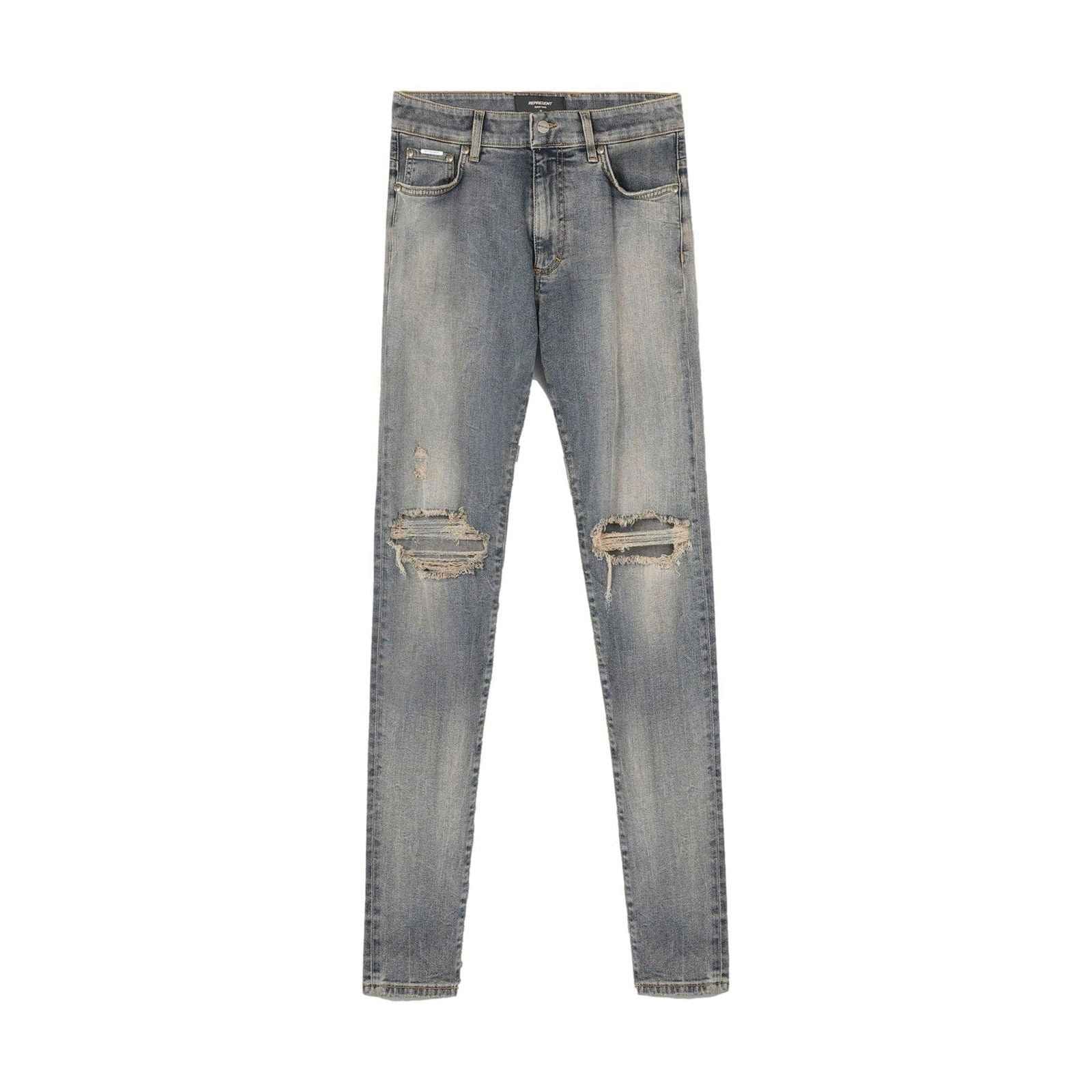 REPRESENT-Men's Skinny Fit Jeans and Denim