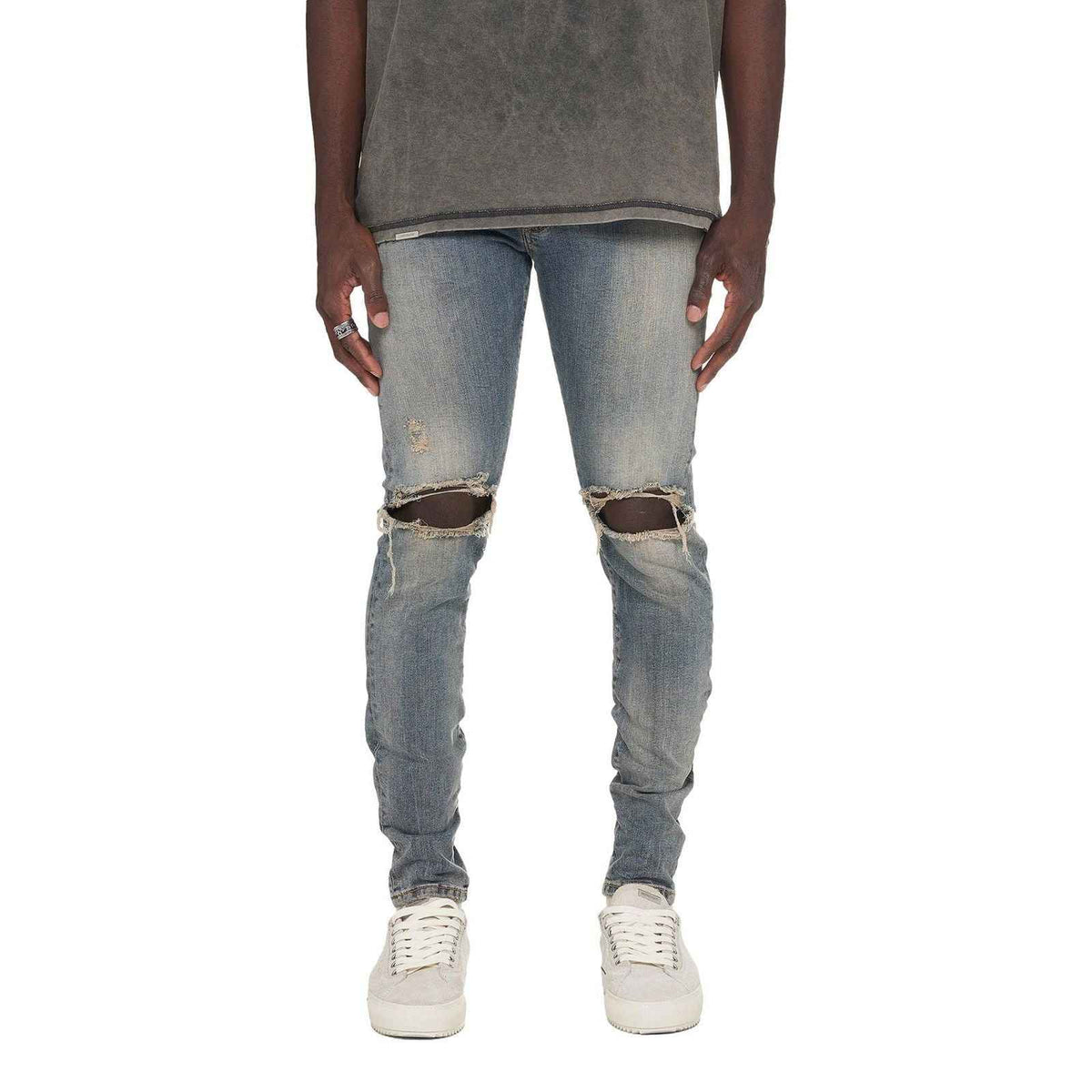 REPRESENT-Men's Skinny Fit Jeans and Denim
