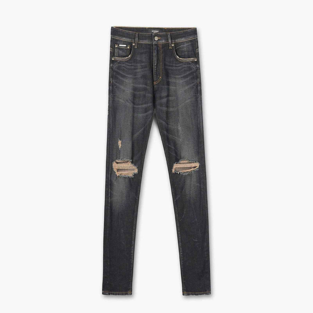 REPRESENT-Men's Skinny Fit Jeans and Denim