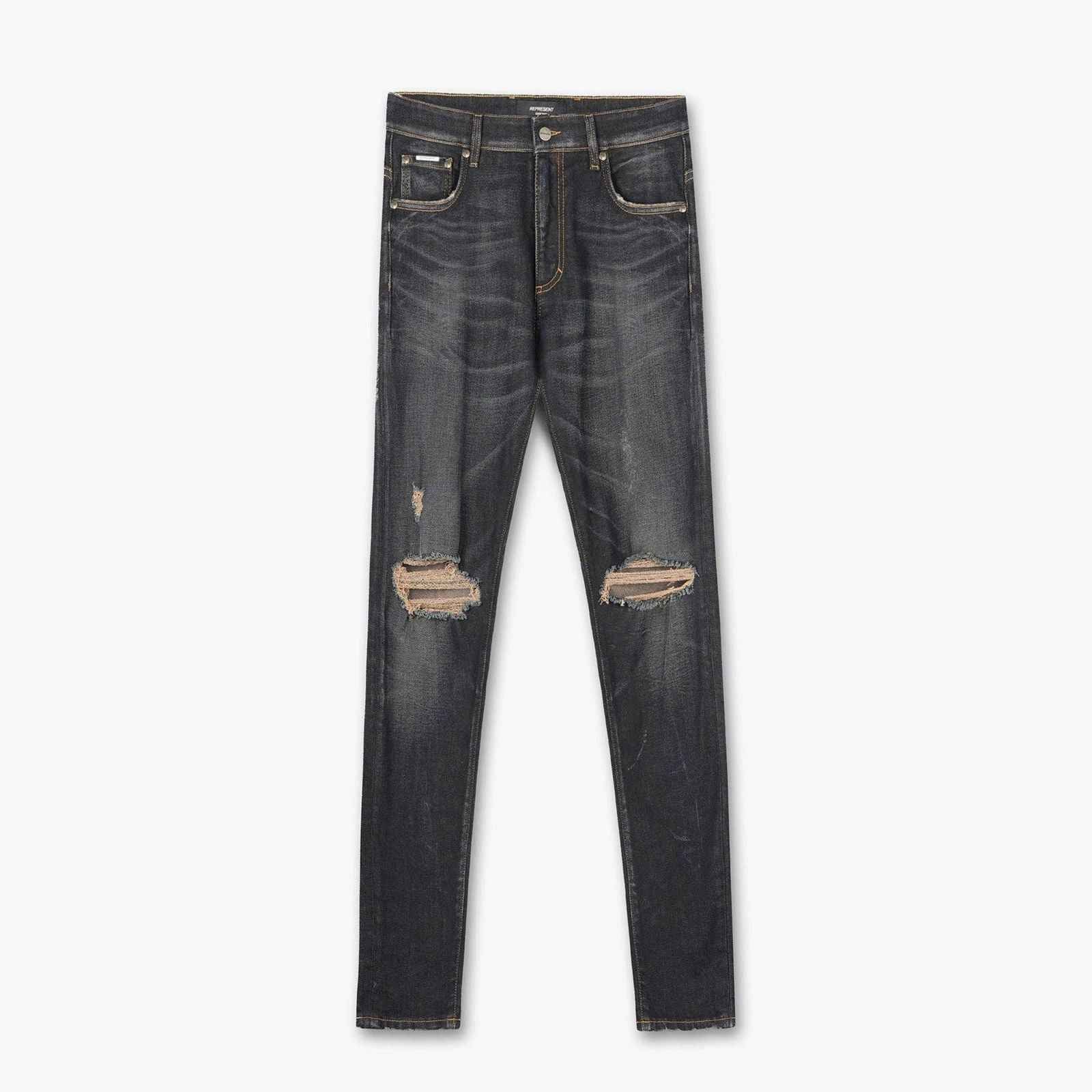 REPRESENT-Men's Skinny Fit Jeans and Denim