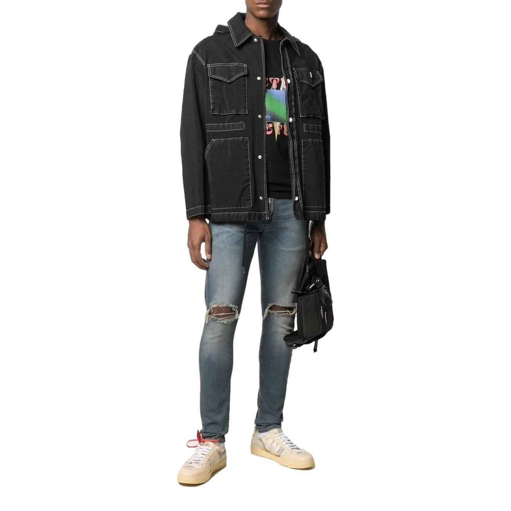 REPRESENT-Men's Skinny Fit Jeans and Denim