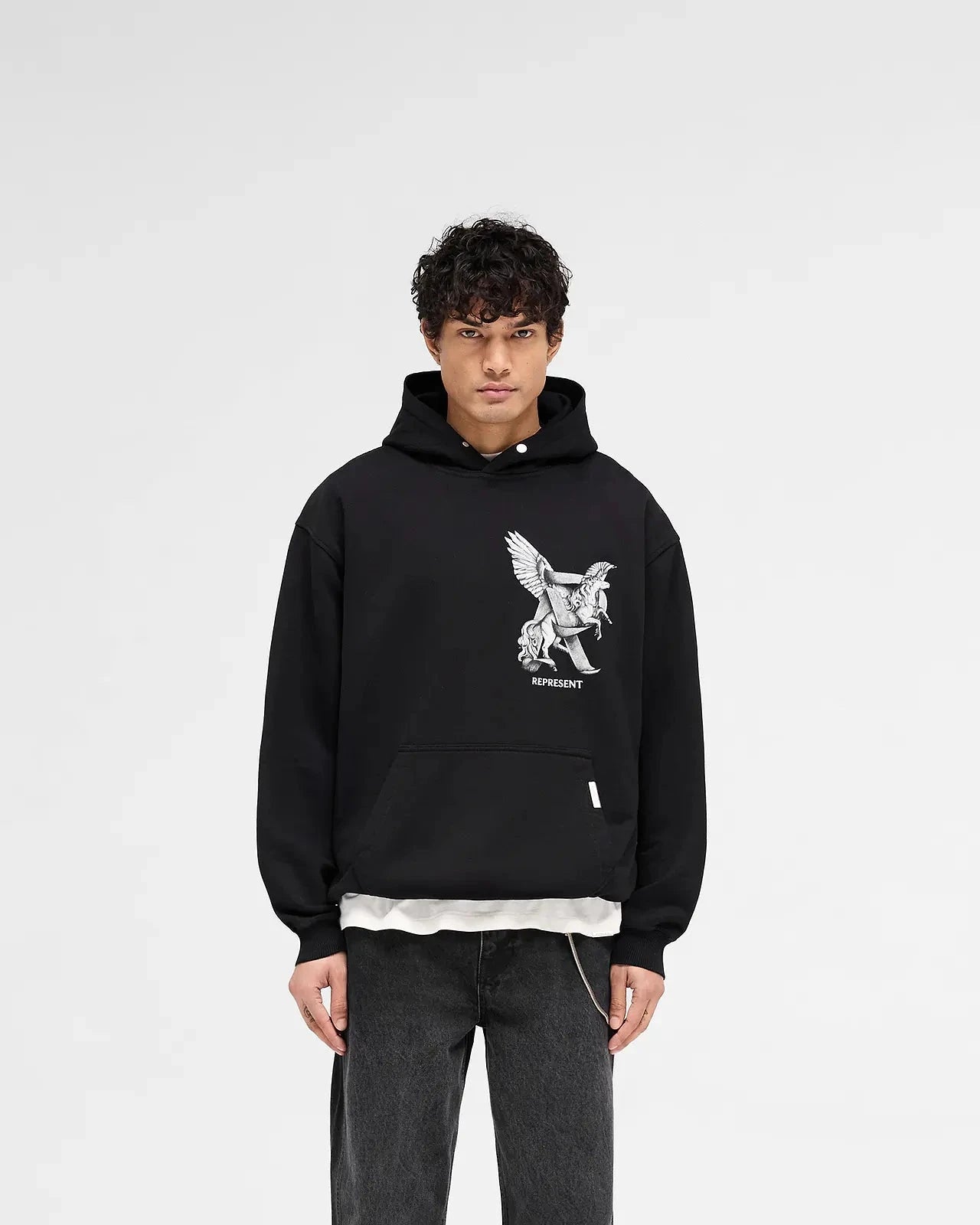 REPRESENT-Men's Pullover Hoodies
