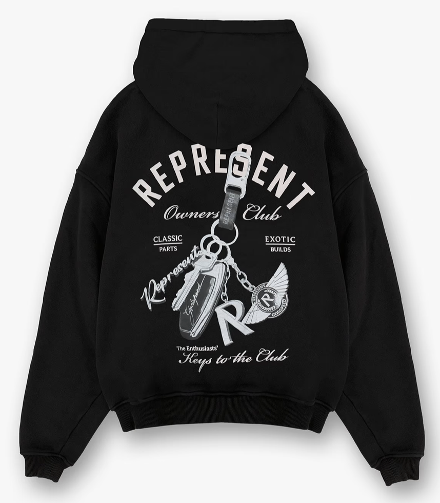 REPRESENT Keys to the Club Hoodie Secondary image