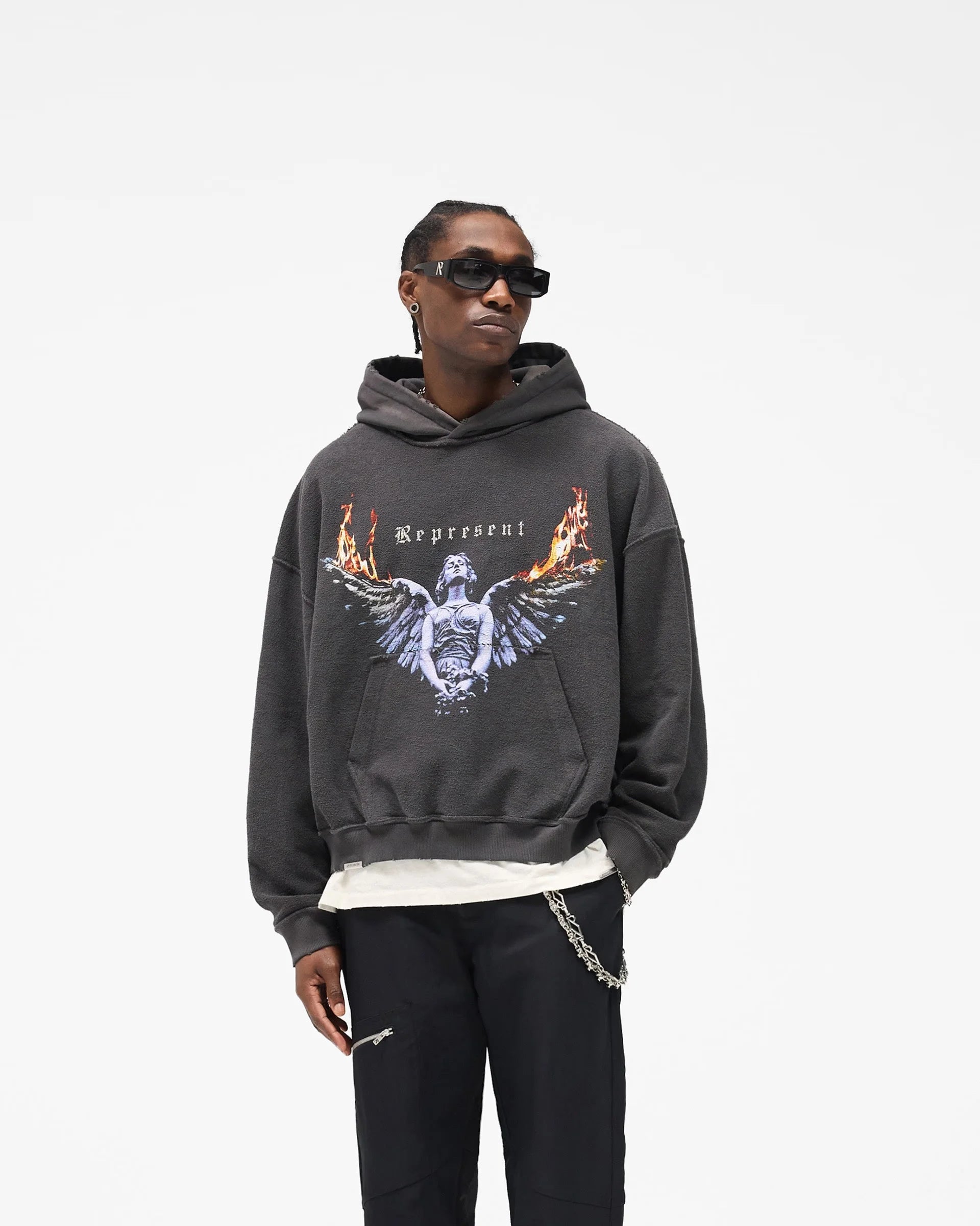 REPRESENT-Men's Pullover Hoodies