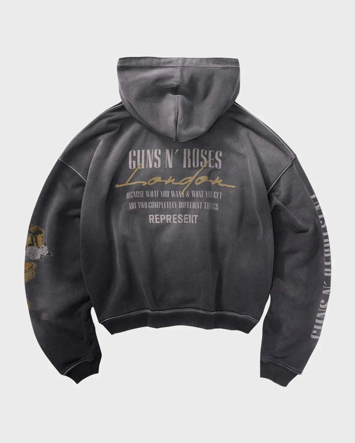 REPRESENT-Men's Zip-Up Hoodies