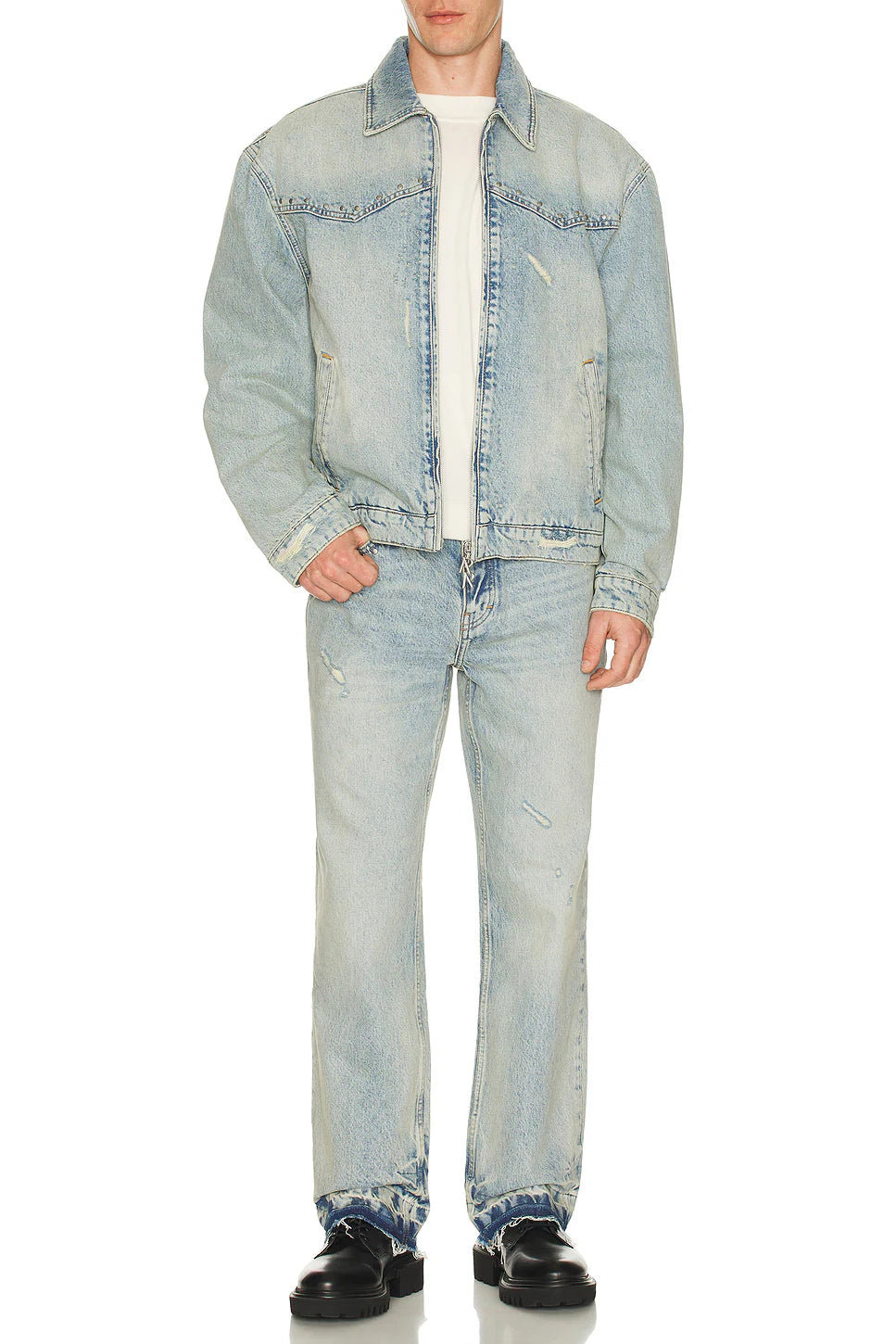 REPRESENT-Men's Jean Jackets and Denim Jackets