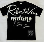 ROBERTO VINO-Men's Short-Sleeve T-Shirts and Tees