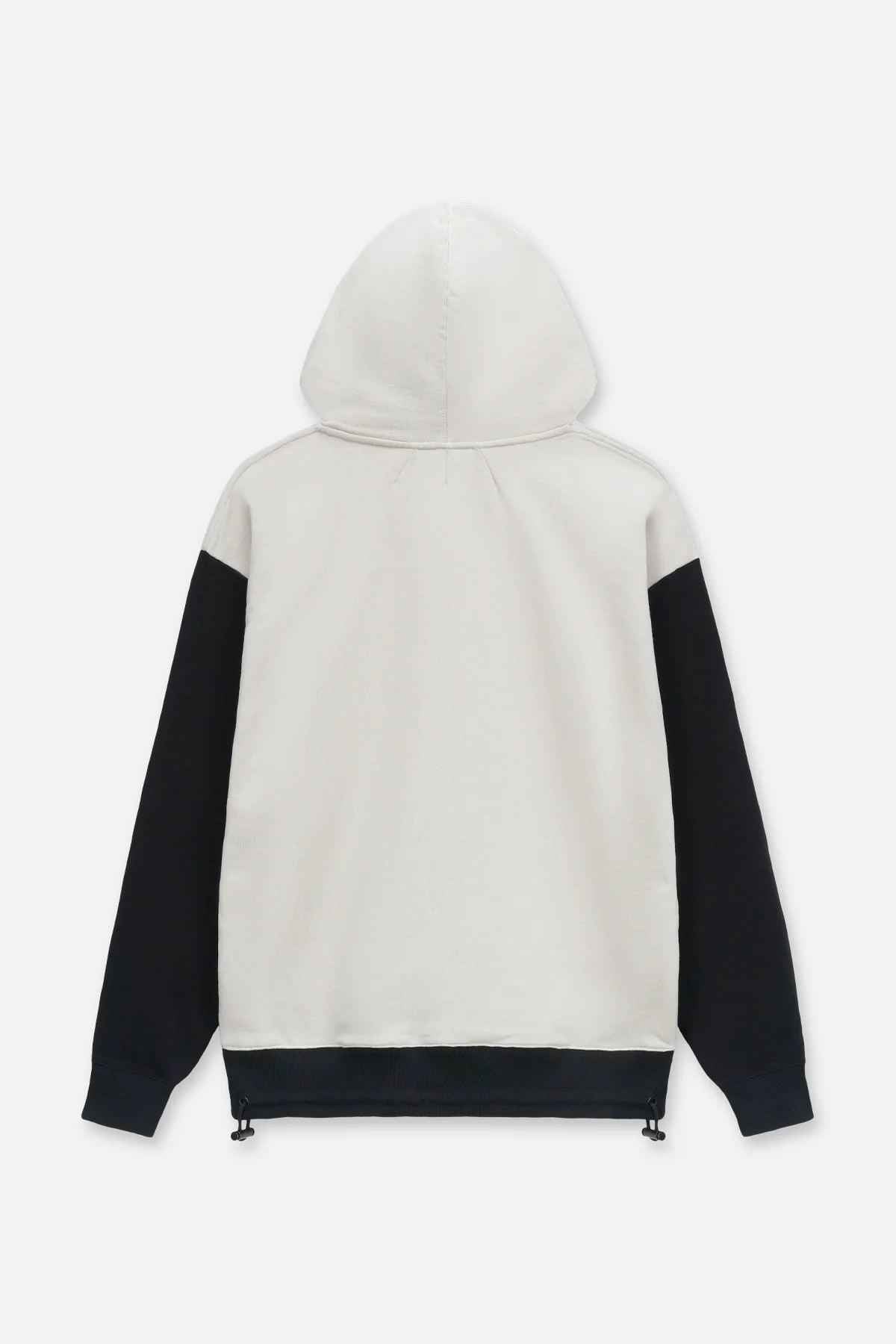 RTA Oversized Hoodie Grey-Black Combo Secondary image