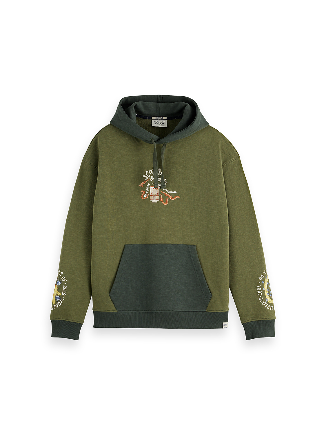 SCOTCH AND SODA-Men's Pullover Hoodies