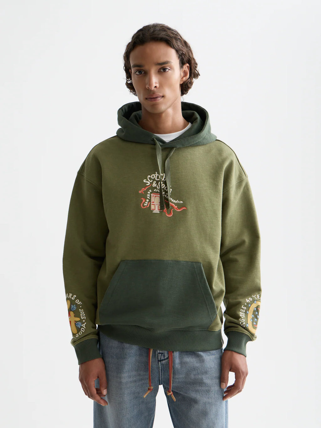SCOTCH AND SODA-Men's Pullover Hoodies