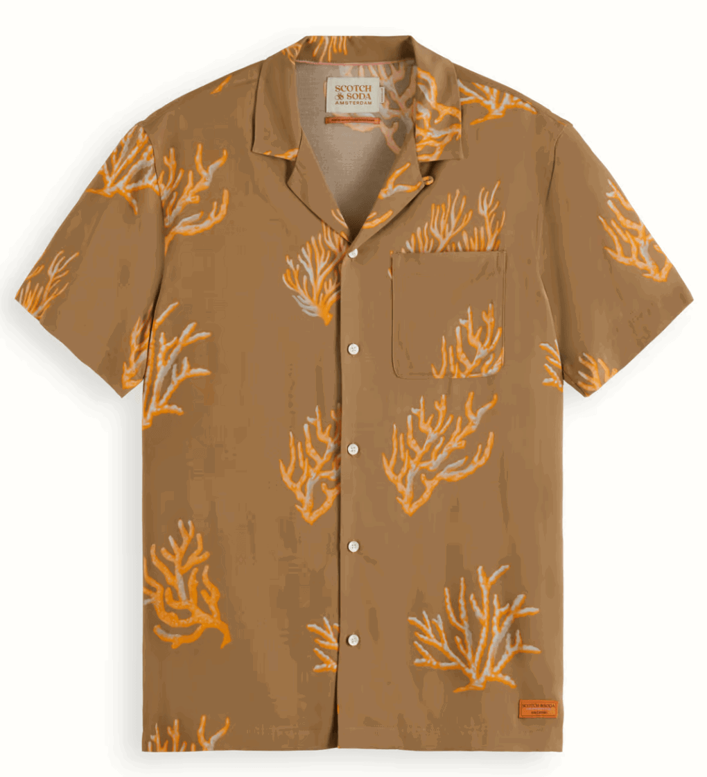 SCOTCH AND SODA-Men's Button-Up and Polo Shirts