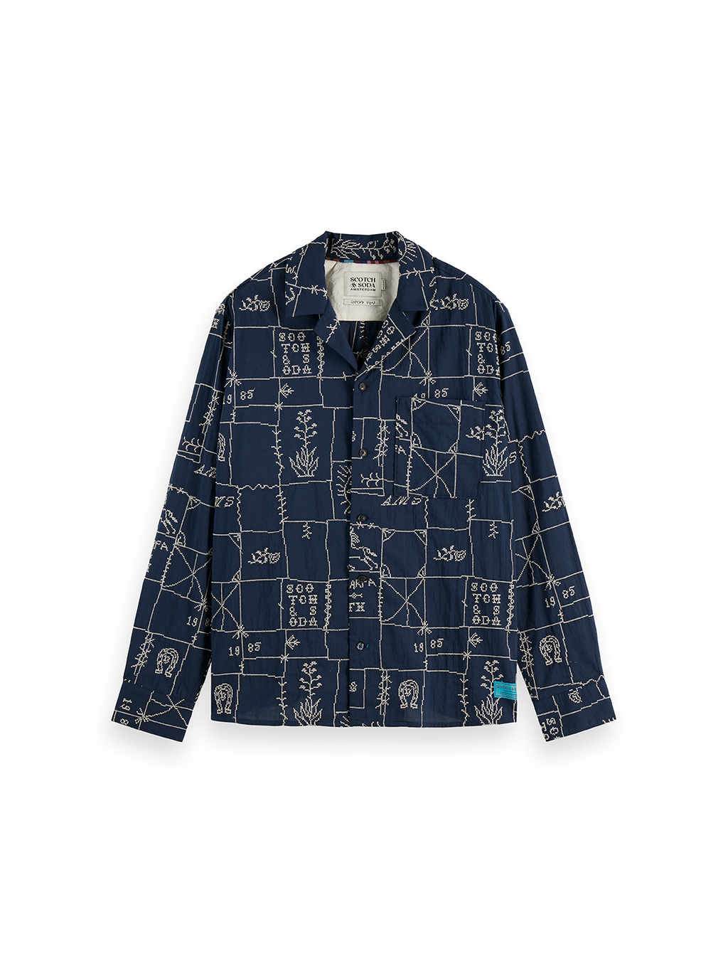SCOTCH AND SODA-Men's Button-Up and Polo Shirts