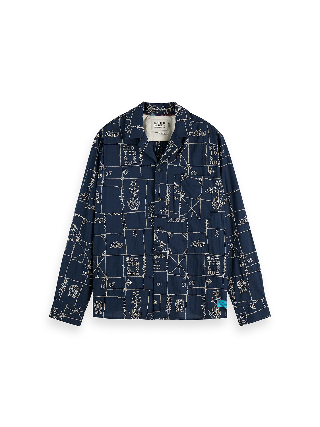 SCOTCH AND SODA-Men's Button-Up and Polo Shirts