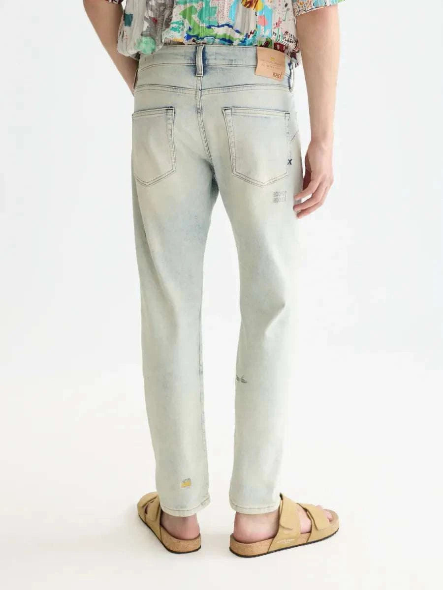 SCOTCH AND SODA-Men's Straight Leg Jeans and Denim