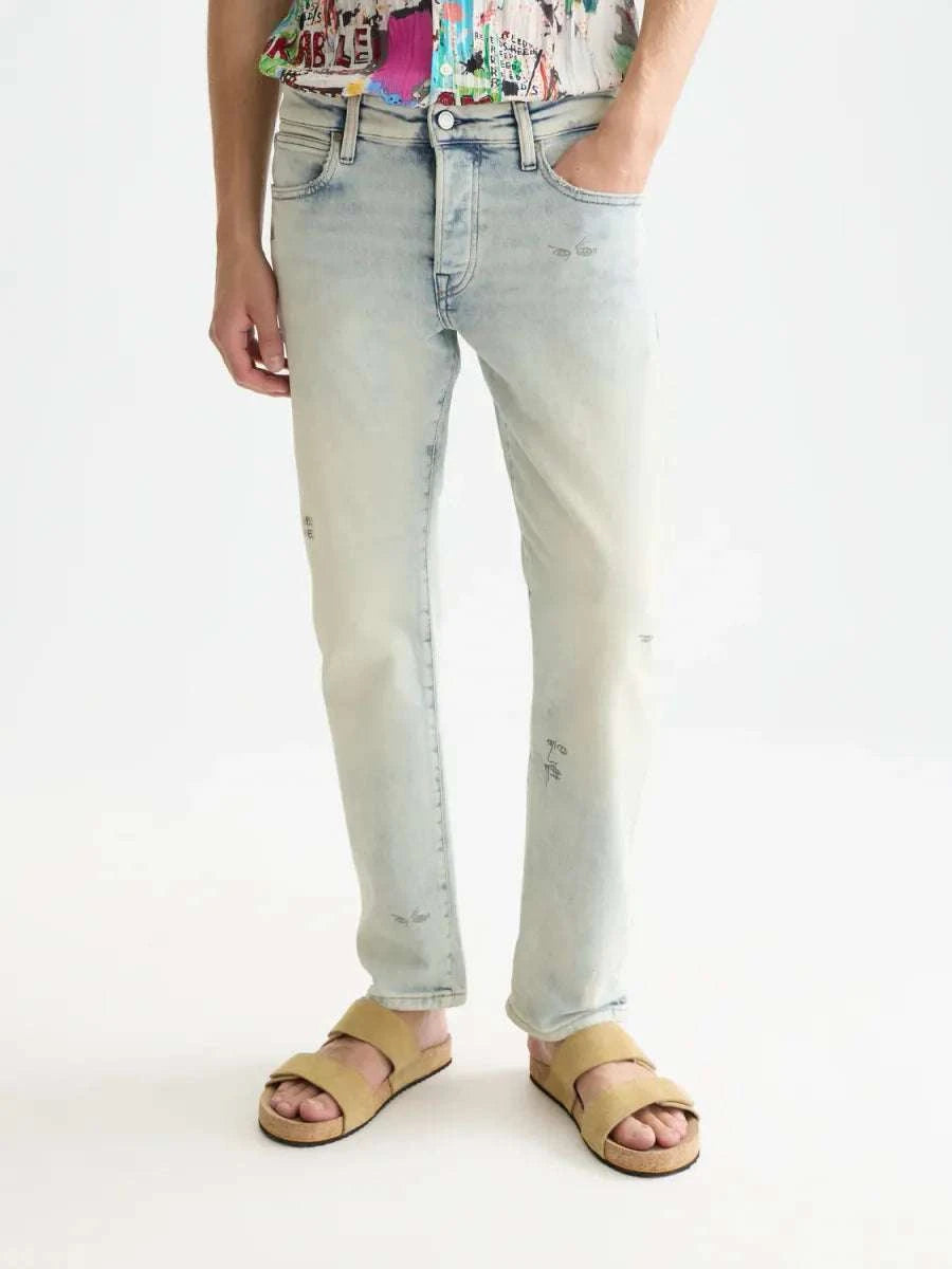 SCOTCH AND SODA-Men's Straight Leg Jeans and Denim