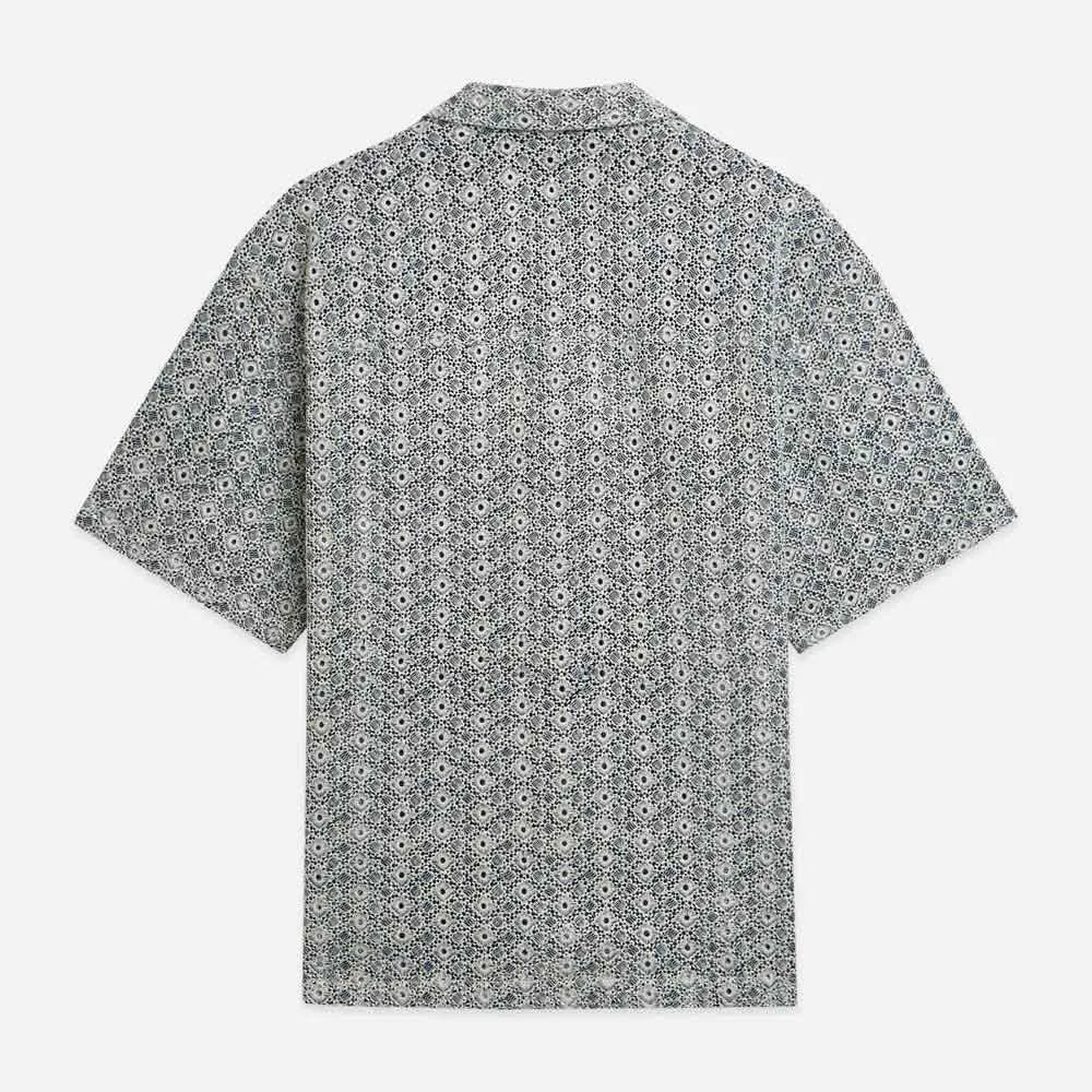 SCOTCH AND SODA Camisa de manga corta bordada de corte relajado Imagen secundaria del producto
