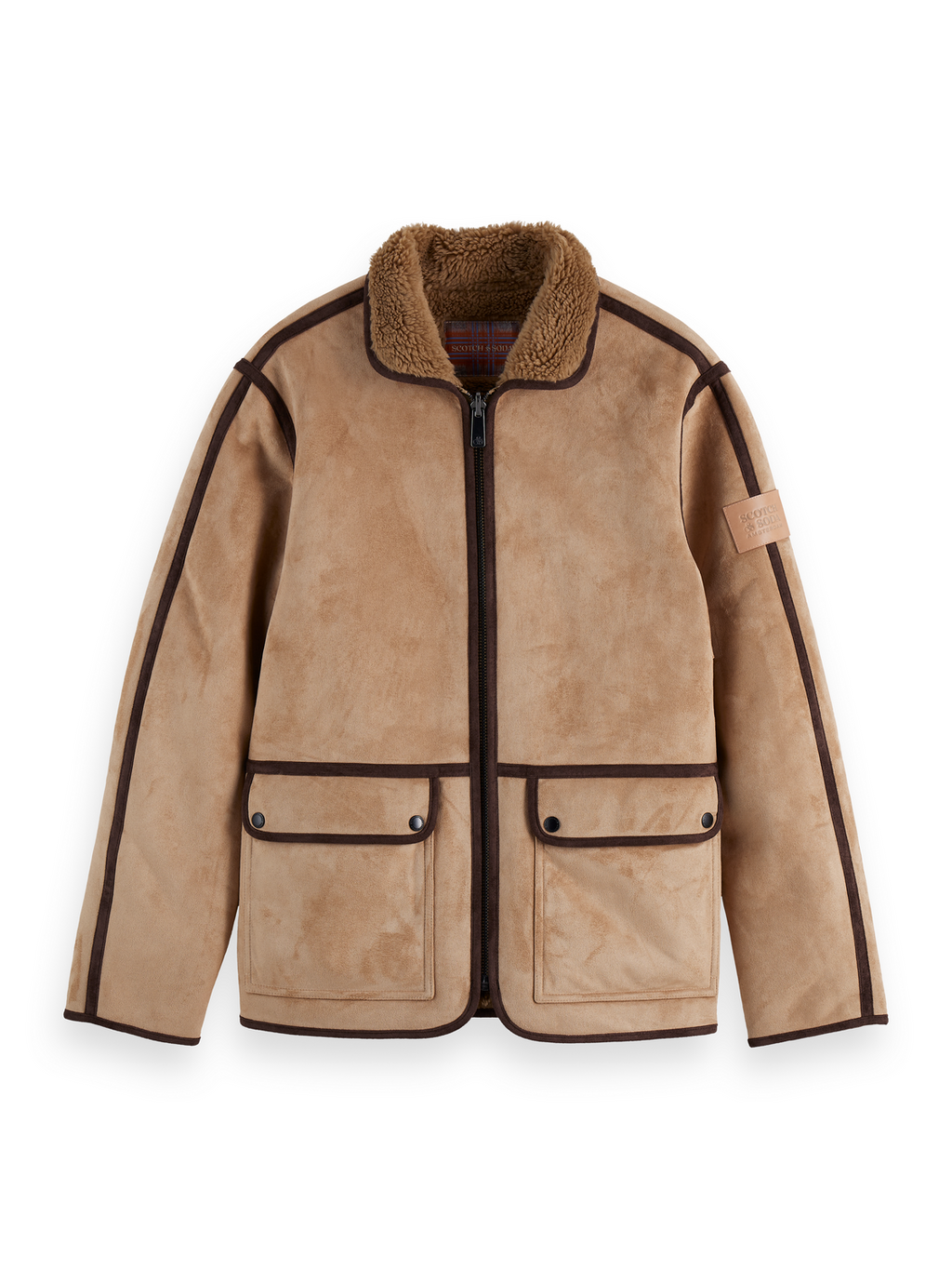SCOTCH AND SODA-Men's Track Jackets and Overshirts
