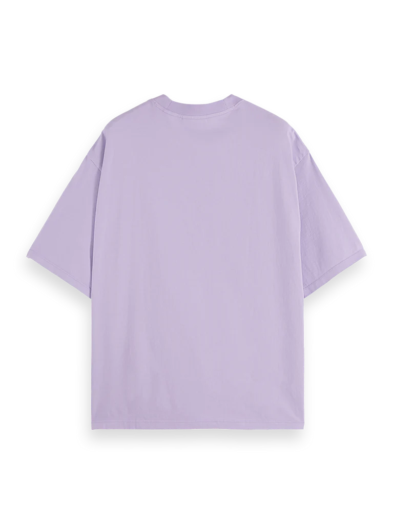 SCOTCH AND SODA Loose-Fit Front Chest Artwork T-Shirt Secondary image