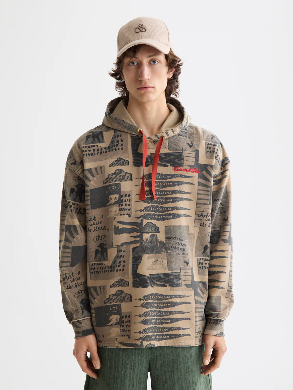 SCOTCH AND SODA-Men's Pullover Hoodies