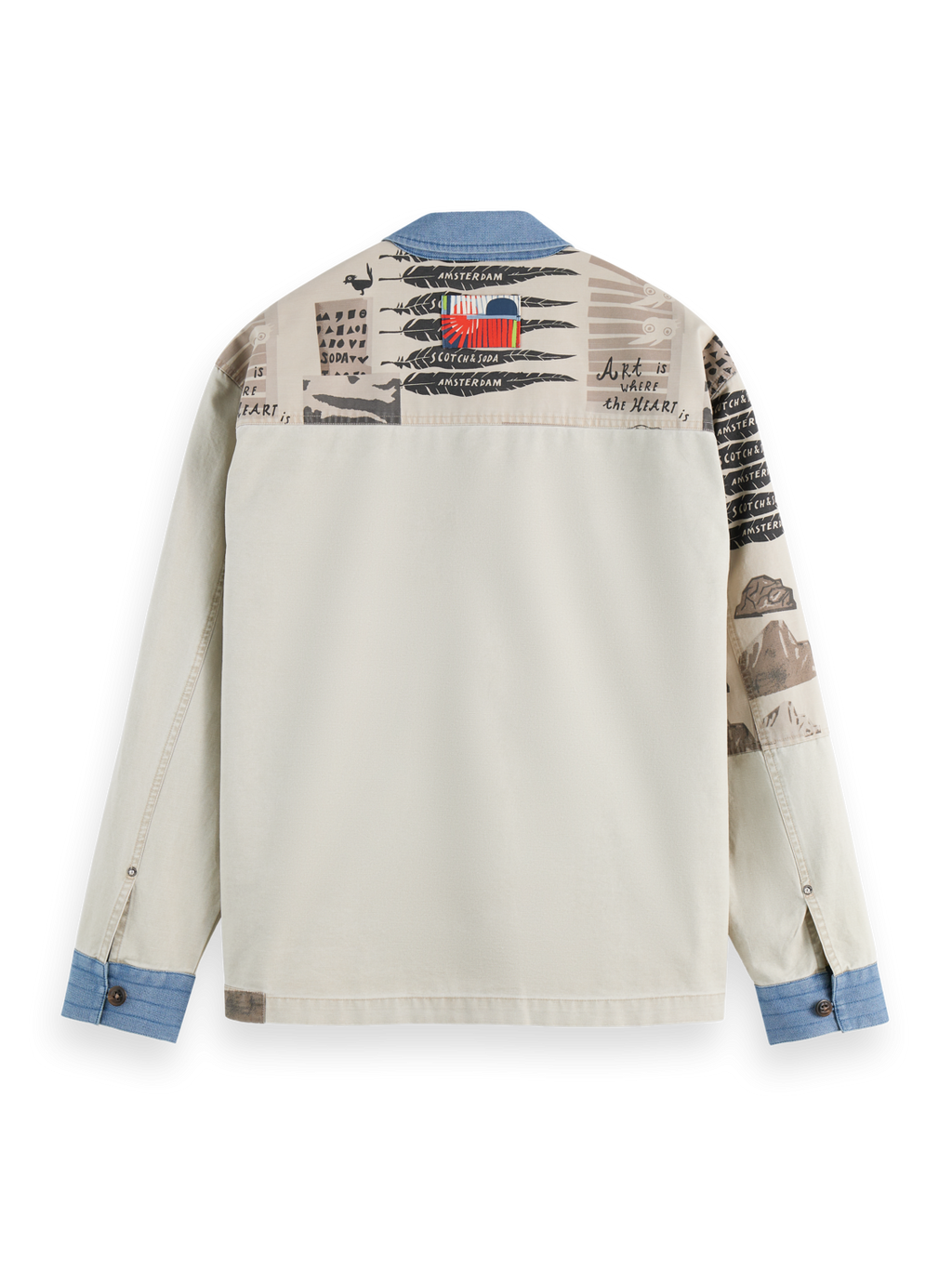 SCOTCH AND SODA-Men's Track Jackets and Overshirts