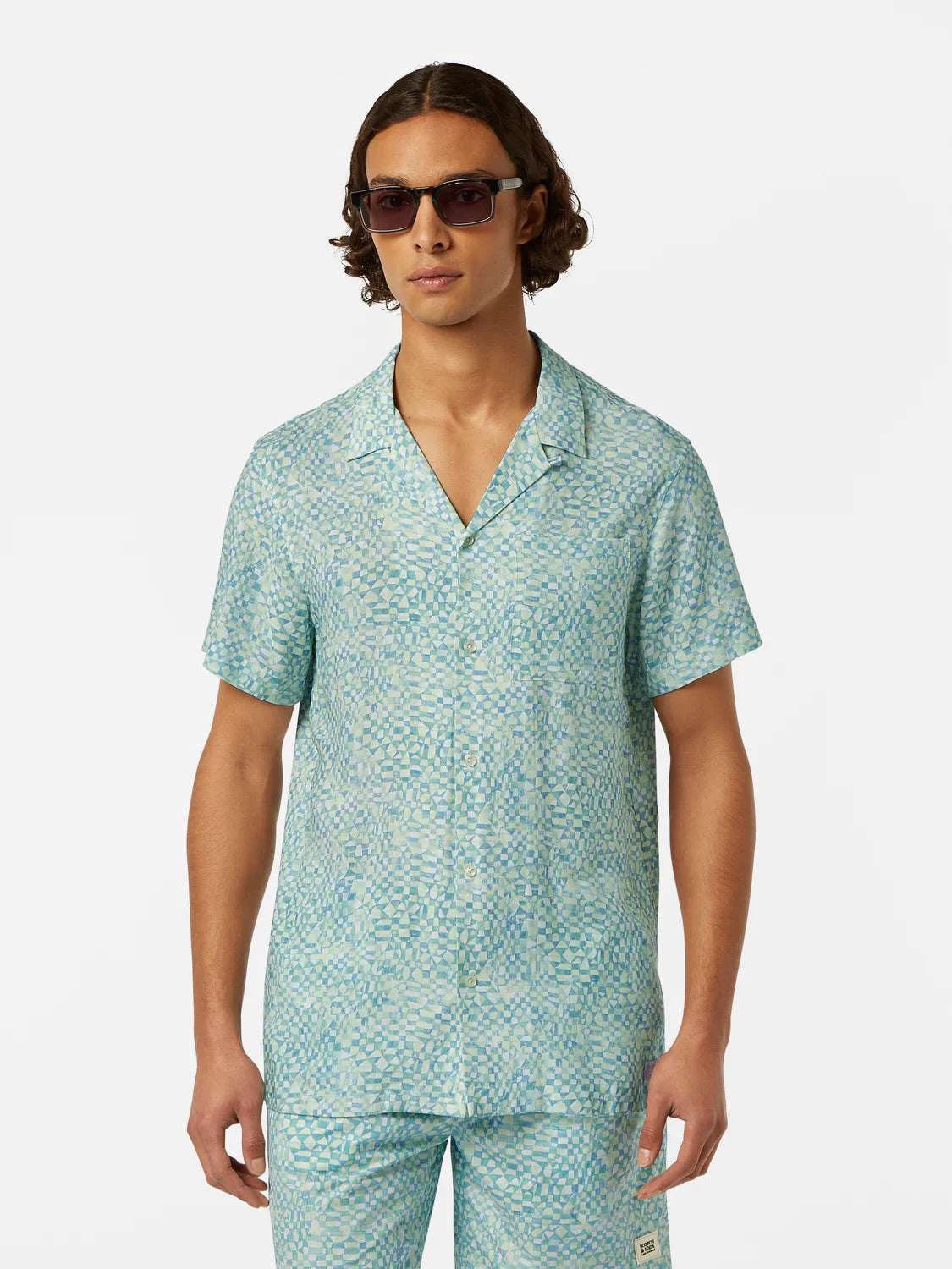 SCOTCH AND SODA Regular Fit AOP Viscose Shirt Secondary image