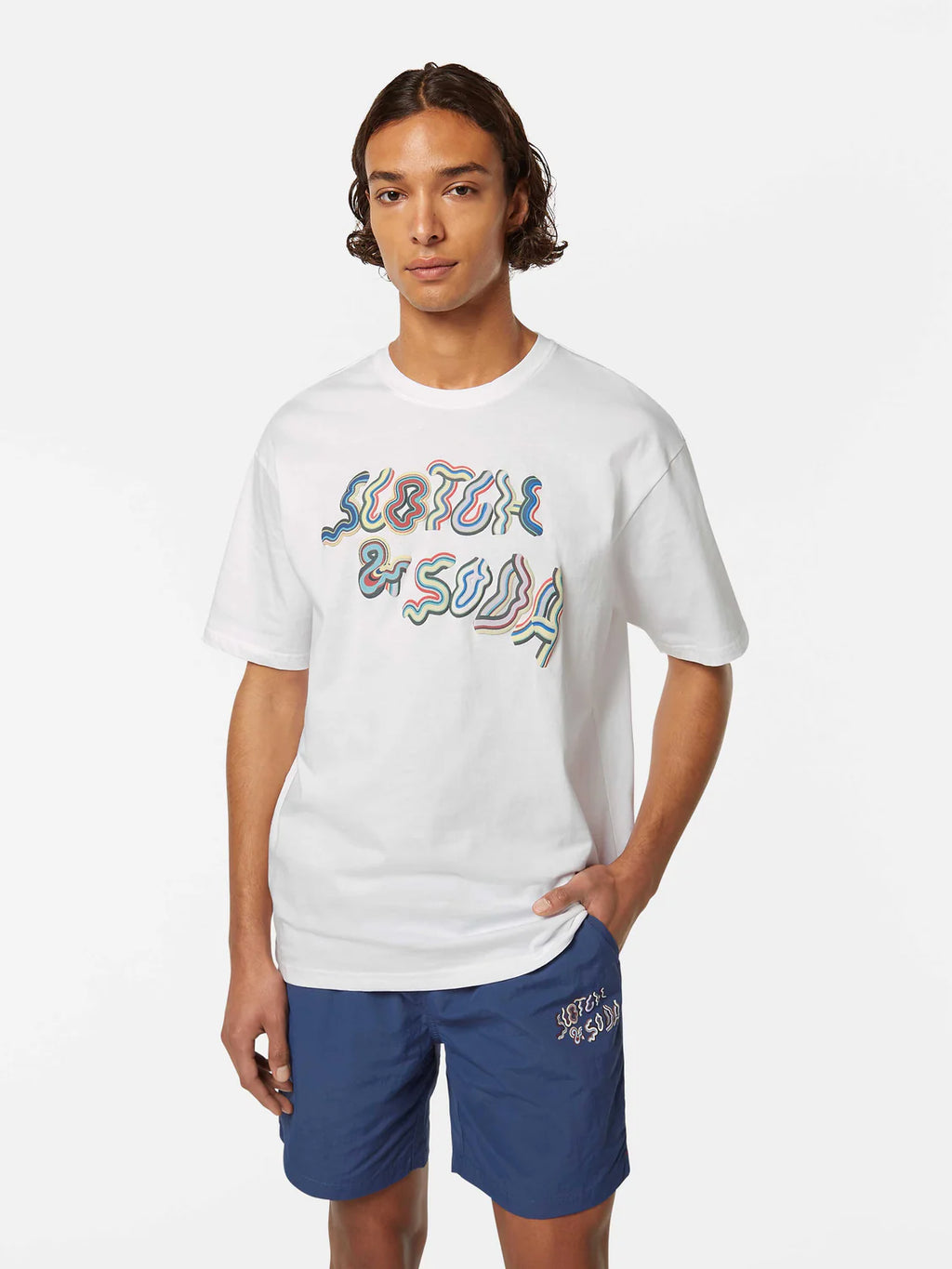 SCOTCH AND SODA-Men's Short-Sleeve T-Shirts and Tees