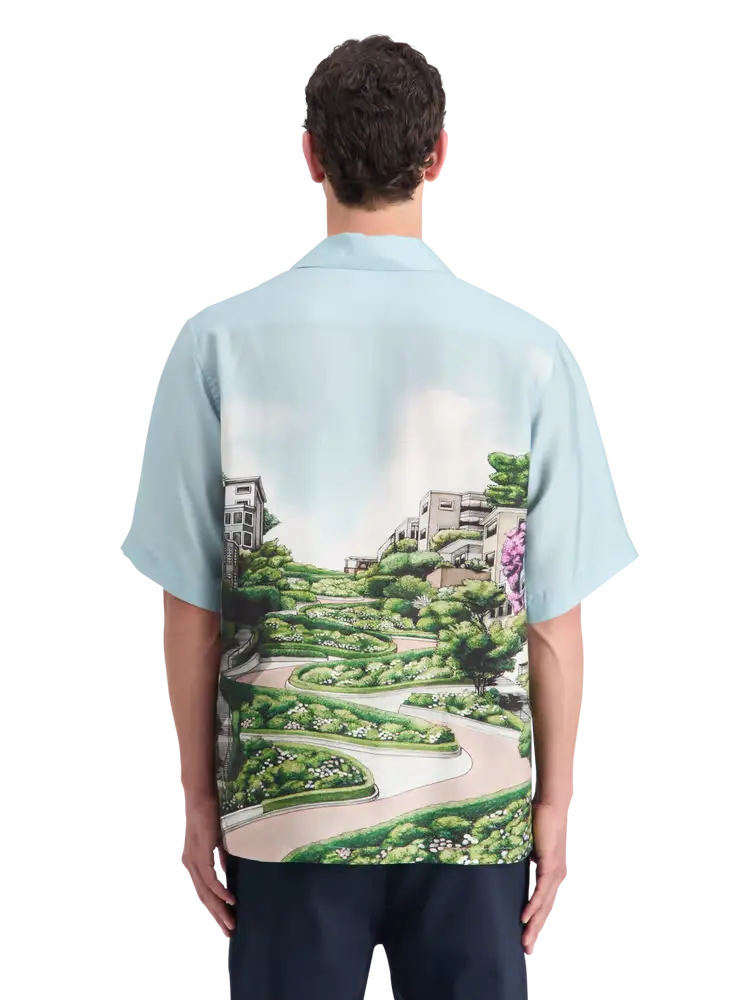 SCOTCH AND SODA Relaxed-Fit Printed Tencel Shirt Secondary image