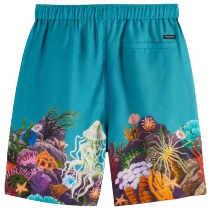 SCOTCH AND SODA Seasonal Placement Printed Bermuda Shorts Secondary image
