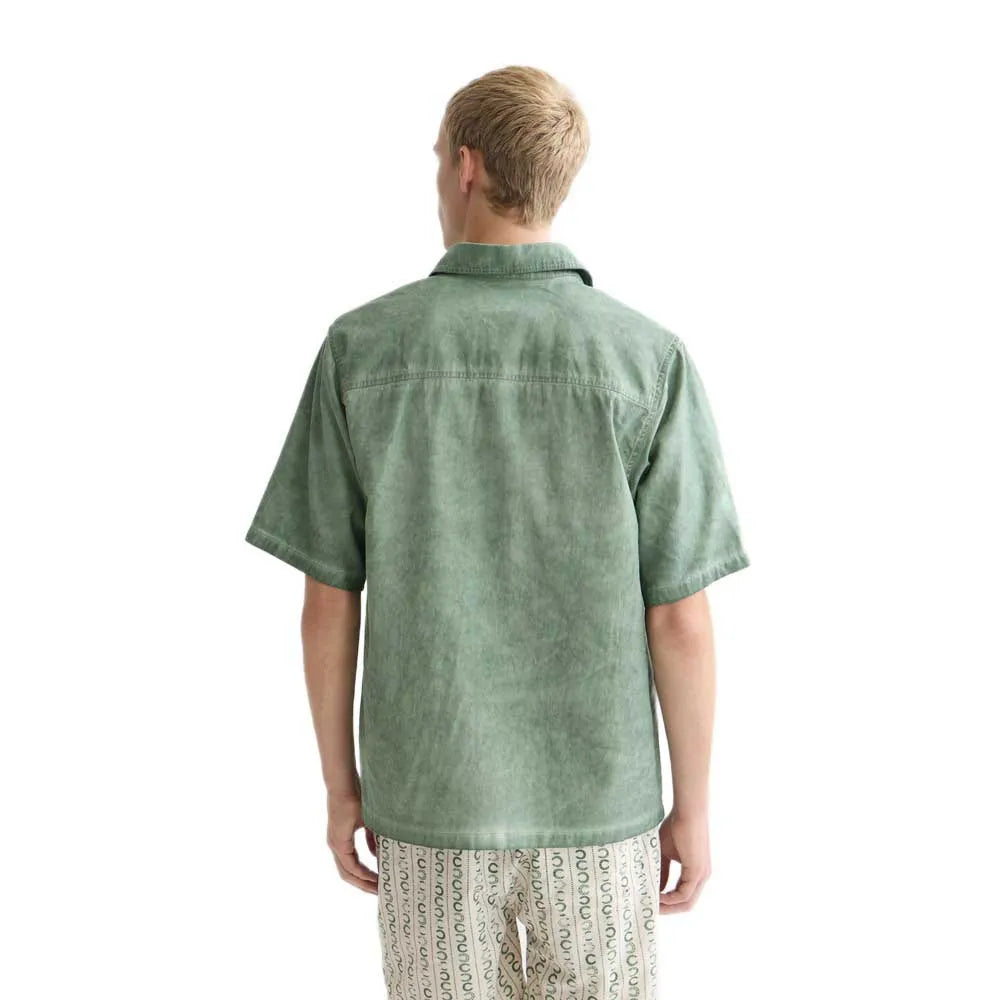 SCOTCH AND SODA Washed Cotton Relaxed-Fit Short-Sleeved Shirt Secondary image