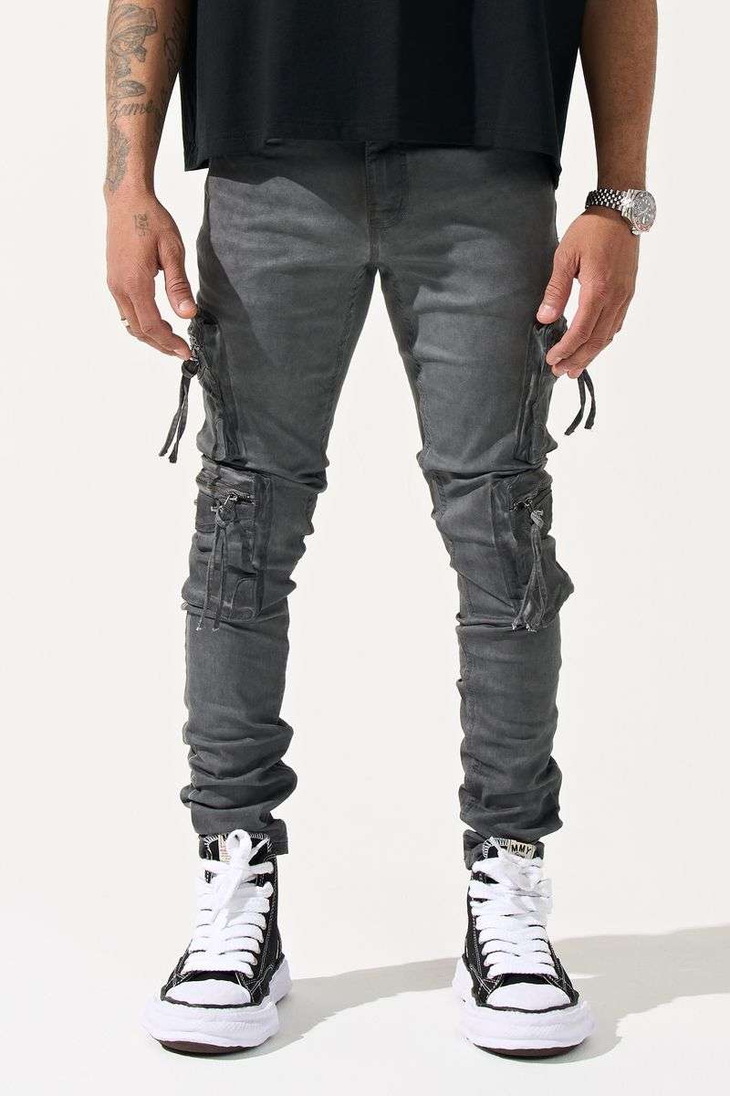 SERENEDE-Men's Skinny Fit Jeans and Denim