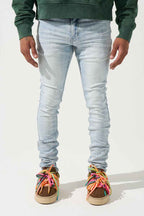 SERENEDE-Men's Skinny Fit Jeans and Denim