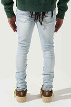 SERENEDE-Men's Skinny Fit Jeans and Denim
