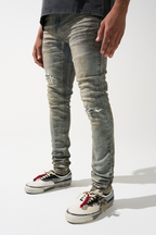 SERENEDE-Men's Skinny Fit Jeans and Denim