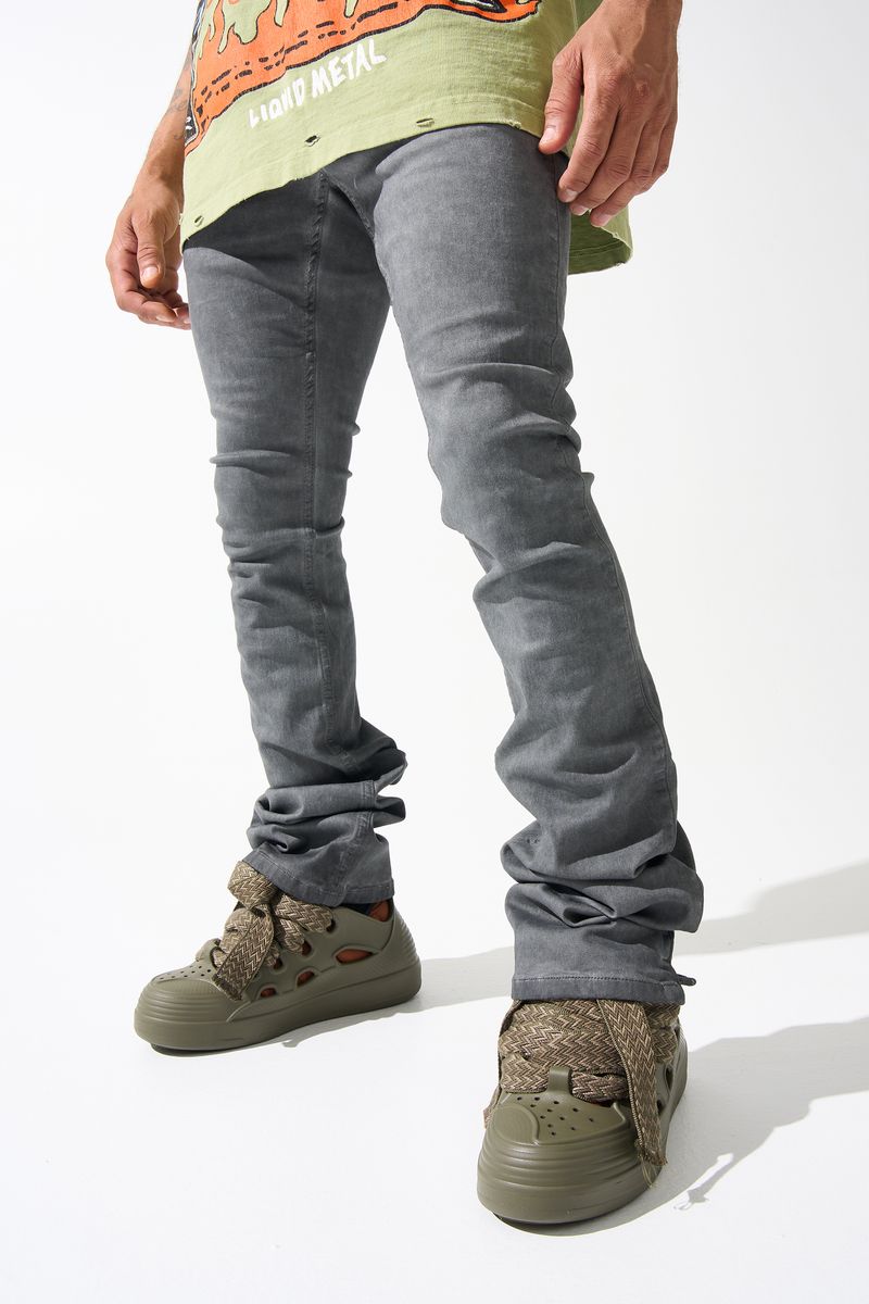 SERENEDE-Men's Stacked Jeans and Denim