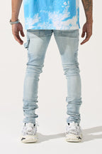 SERENEDE-Men's Skinny Fit Jeans and Denim