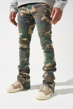 SERENEDE-Men's Stacked Jeans and Denim