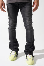 SERENEDE-Men's Stacked Jeans and Denim