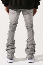 SERENEDE-Men's Stacked Jeans and Denim