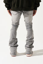 SERENEDE-Men's Stacked Jeans and Denim