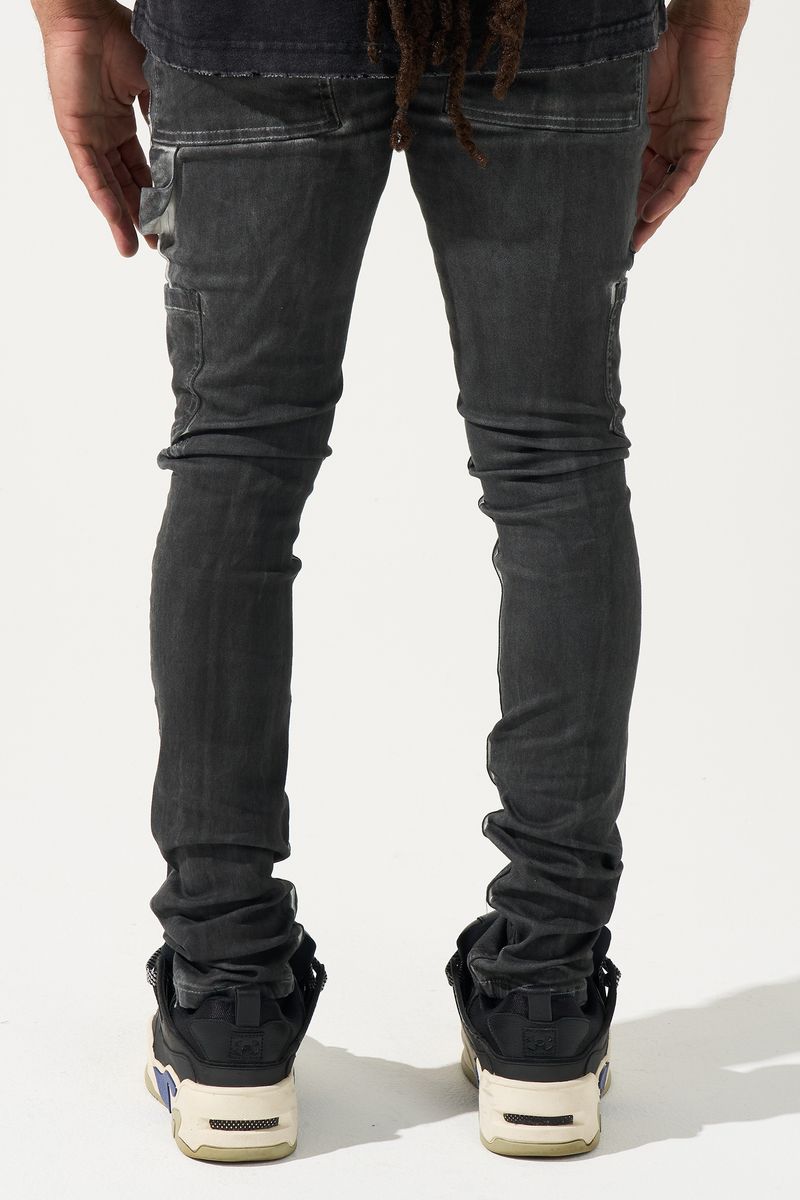 SERENEDE-Men's Skinny Fit Jeans and Denim